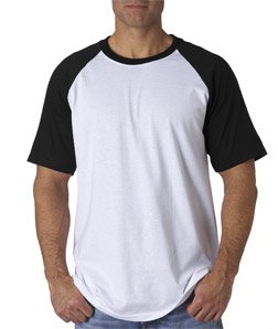 66 Jerzees Raglan Short Sleeve Tee