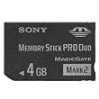 Sony 4 GB Memory Stick PRO Duo Flash Memory Card MSMT4G
