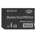 Sony 4 GB Memory Stick PRO Duo Flash Memory Card MSMT4G