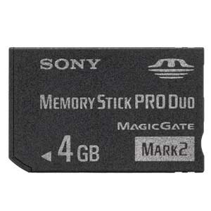 Sony 4 GB Memory Stick PRO Duo Flash Memory Card MSMT4G