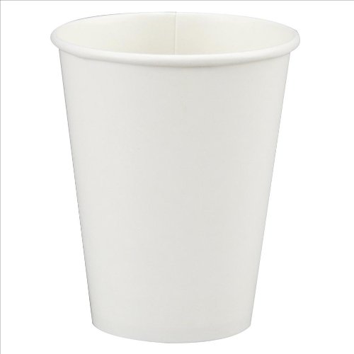 12oz White Paper Cups: package of 10