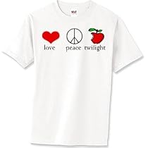 Love Peace Twilight T-Shirt T-Shirt Standard Cotton