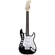 【4点セット】Squier by Fender Hello Kitty Mini/Black スクワイア by フェンダー ハローキティ ミニギター