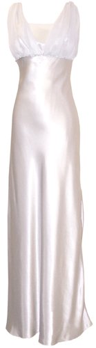 Satin Chiffon Prom Dress Holiday Formal Gown Crystals Full Length – 3X