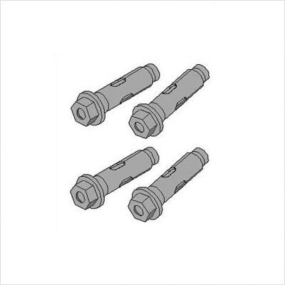 Concrete Fastener Kit 3 Anchors