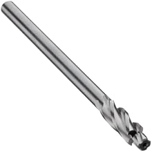 Alvord Polk 400 High-Speed Steel Counterbore, Built-In Pilot, Uncoated (Bright) Finish, 1/64" Oversize