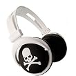 Stylish Headphone Star Skull Black