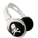 Stylish Headphone Star Skull Black