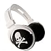 Stylish Headphone Star Skull Black