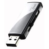 �uI-O DATA USB 2.0/1.1�Ή� �t���b�V���������[�uToteBag Smart�v4GB �~���[�V���o�[ TB-AT4G/S�v�̉摜