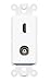 RiteAV HDMI BNC Wall Plate Insert White
