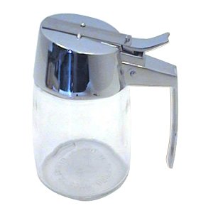12 Ounce Glass Server with Chrome Top (06-0571) Category: Syrup Dispensers by 