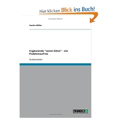 Erg�nzende "wenn-S�tze" - ein Problemaufriss
