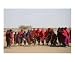 Maasai males in a lion dance Art Poster Print by jason fain, 25x20
