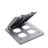 read full review Carlon E9G2DDN-CAR Two Gang Weatherproof Duplex Box Cover