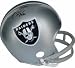 Jim Otto Autographed Oakland Raiders Throwback 2-Bar Mini Football Helmet with 