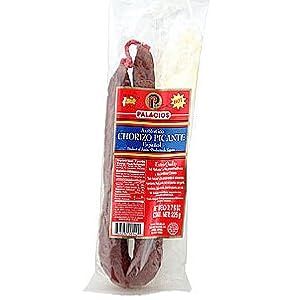 Chorizo Palacios Sausage Hot Picante 7.9 oz.