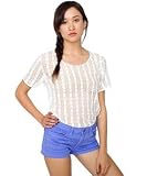 American Apparel Stretch Bull Denim Short Shorts