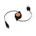 Palm Pre Micro-USB JAVOSync - Retractable Sync and Charge Cable (Black)