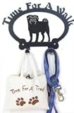 Dog Leash Hook - Pug (Time for a Walk)
