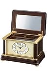 Seiko Clocks Emblem Collection Wooden Jewelry Box clock #AHW002BLH