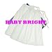 White Embroidered Satin Baby Bibs
