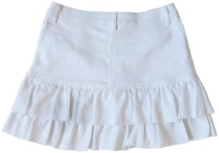 Sexy Army A-line Ruffled Mini-skirt in White S