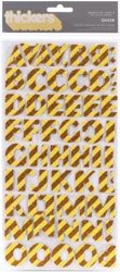 American Crafts Thickers Glitter Chipboard Letter 