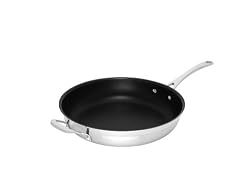LeCreuset3-PlyStainless-Steel121/2InchNonstickFryPan