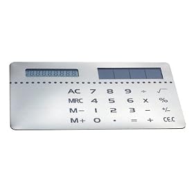 Authentics Credit Card Style Calculator (H5.5cm x L8.5cm)