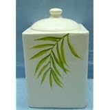 Corelle Bamboo Leaf Medium Canister Jar by