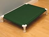 Outdoor Dog Pet Bed Cot Dark Green Large w CHEW GUARDS
