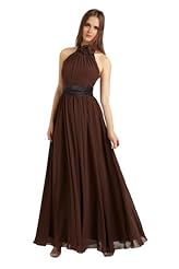 A-line Halter Chiffon Natural   Waistline Evening Dress/Bridesmaid Dress/Prom Dress/Party Dress 