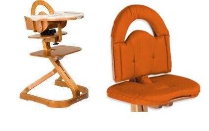 Svan High Chair in in Orange