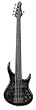 MTD Kingston Bass Guitar ZX 5 String, Fretless with Lines, Transparent Black