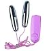 Dual Egg-shaped Vibrator Sexy Purple in Color