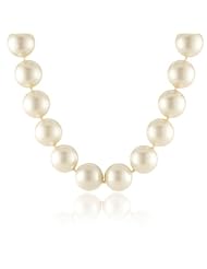 Carolee Pearl Tone Collar Necklace, 18"