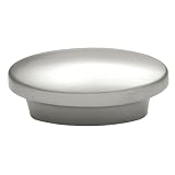 1 Dia Satin Nickel Oval Knob