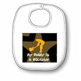 My Daddy Is A Rock Star Infants Bib