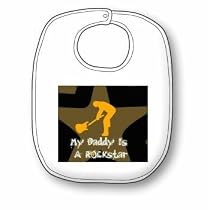 My Daddy Is A Rock Star Infants Bib