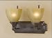 AF Lighting 6487-2WB Dark Copper Tranquility Asian Two Light Up Lighting 14