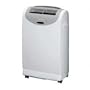 11 500 BTU Portable Air Conditioner with 235 CFM 3 Fan Speeds Self Evaporative Condensate System 24 Hour Timer LCD Remote and Bucketless Design