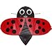 Childrens Single Line Buzzer LadyBug Kite