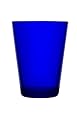 iittala Kartio Set of Two Glass Tumblers, Cobalt Blue, 13-Ounce Capacity