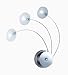 Trio 2636231-07 Niedervolt-Wandleuchte, Gläser satiniert/ klar, Nickel matt