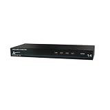 ハイパーツールズ 1入力4出力HDMI分配器 PS124
