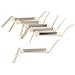 6 Ring Sizers White Medium Guards Adjust Parts Jewelry