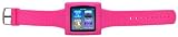CrazyOnDigital Apple Nano 6th Generation Pink Watchband - Free Bonus Wristband Included