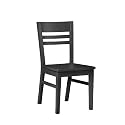 Carolina Cottage Sausalito Hardwood Dining Chair, Antique Black