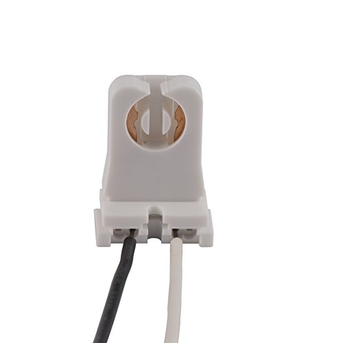 UL Listed NonShunted T8 Lamp Holder, JACKYLED Socket Tombstone with 10